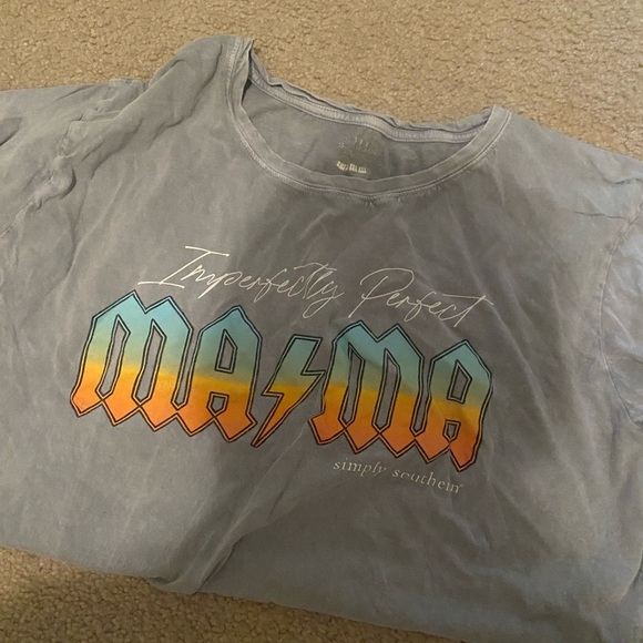 Simply Southern Tops - Simply Southern Charcoal Tee